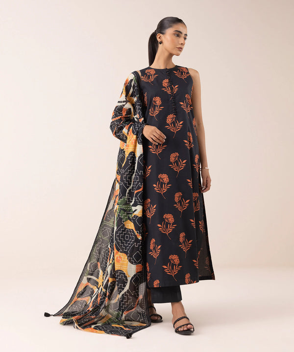 3 PIECE - PRINTED LAWN SUIT