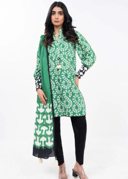 FW-06-3-24-Green - Alkaram Studio