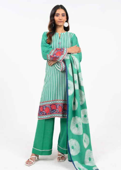 FW-53-24-Green - Alkaram Studio