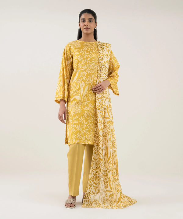 3 Piece - Printed Lawn Suit