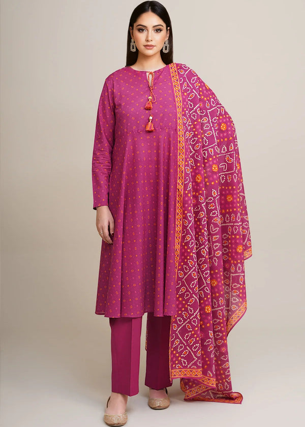 3 Piece - Printed Suit - X6232